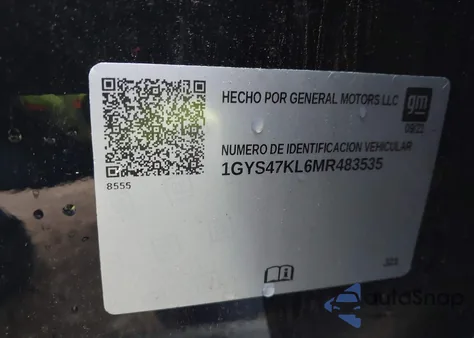 2021 Cadillac Escalade z USA, uszkodzony, nr VIN 1GYS47KL6MR483535